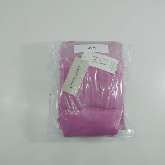 Sim & Sam Linen Blend‎ Pink Tiered Midi Dress Spaghetti Straps Size M - Picture 10 of 10